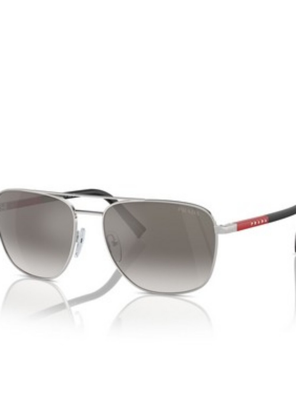 Prada Linea Rossa 1BC02M silver